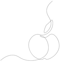 Apple fruit. Autumn background. Vector illustration