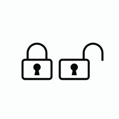 lock icon vector