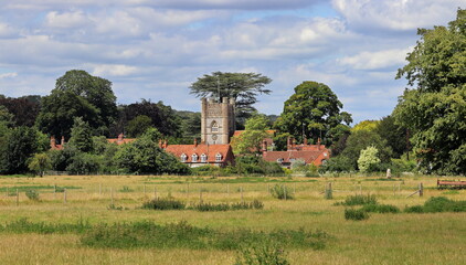 Chiltern Landscape with Village