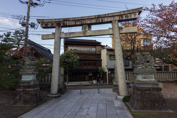 District of Higashi Chaya in Kanazawa (Japan)