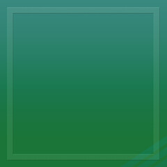 Modern Empty Tranparent Frame Box On Green Gradient Background-For Social Media Post, Card, Poster, Banner, Invitation.