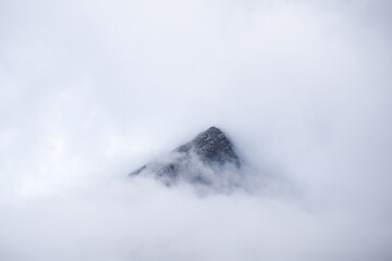 Watzmann peaking through