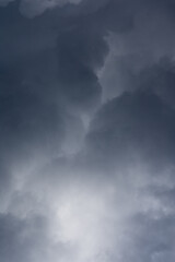 nubes en el cielo