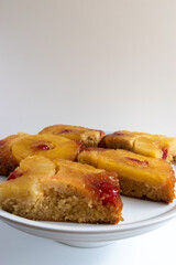 slices of pineapple upside down cake 