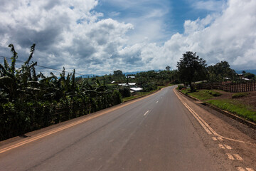 Roads in Rwanda, Africa