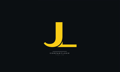 JL Letter Business Logo Design Alphabet Icon Vector Symbol