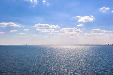 The beautiful pot and beach,Cape Canaveral Florida.