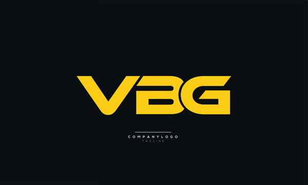 VBG Letter Business Logo Design Alphabet Icon Vector Symbol