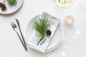 Christmas Table Setting