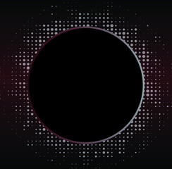 Abstract dark halftone background design.title or label background