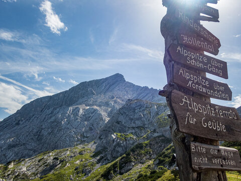 Alpspitze via ferrata near Garmisch Partenkirchen