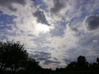 clouds in the sky