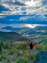 Laguna de Tota, ubicada en Boyacá (Colombia)