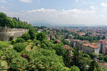 Italien - Bergamo - Stadtmauer
