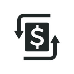 Currency exchange icon