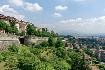 Italien - Bergamo - Stadtmauer