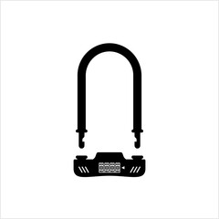 Bicycle Lock, Locking Icon