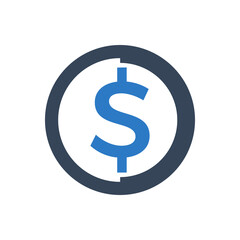 Dollar currency icon