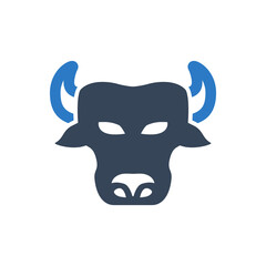 Bull market icon