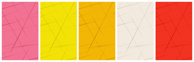 2D Illustration - Abstract Plain Cover Background Set with small strokes surface - five 10:16 Images ( Size each: 2000 x 3200 ) - e.g. for book / ebook cover design