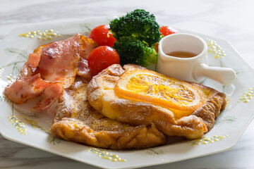 朝食フレンチトースト	
