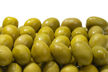 Tasty mix olives background.