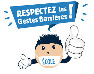 Rentrée scolaire, gestes barrières !