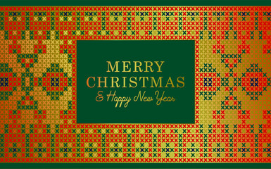 Christmas card. Winter holiday..