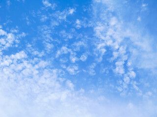 Beautiful blue skies and clouds