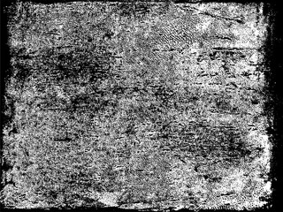 A black and white vector texture of a distressed lino print. Ideal as a background or for making grunge effects. The vector file has a background fill and a texture layer for easy color scheme edits.