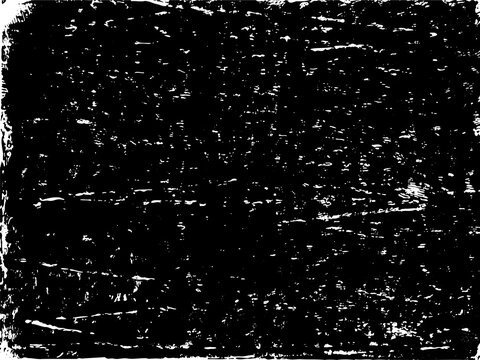 A black and white vector texture of a distressed lino print. Ideal as a background or for making grunge effects. The vector file has a background fill and a texture layer for easy color scheme edits.