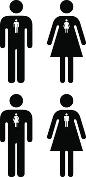 People icons showing cis and trans gender identities.