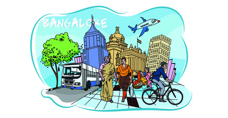 Fototapeta premium Bangalore India