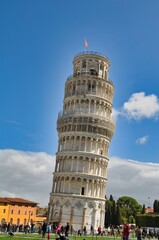 Fototapeta na wymiar leaning tower of pisa italy