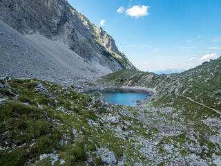 Seebensee and Drachensee near Ehrwald in Tyrol