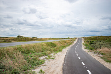 country road in the countryside