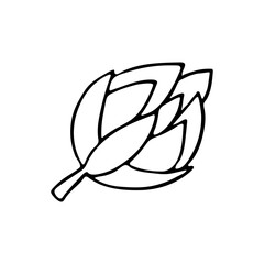 Vector doodle illustration of artichoke. Hand drawn healthy farm vegetable isolated on white background. Organic veggie grown in the garden.