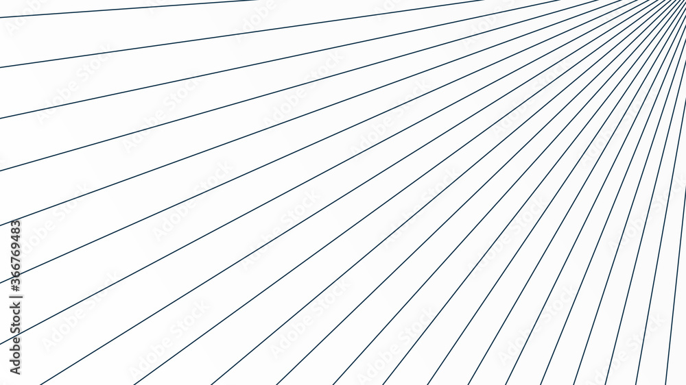 Poster geometric lines background. blue linear sunburst rays line style. flat vector illustration design te