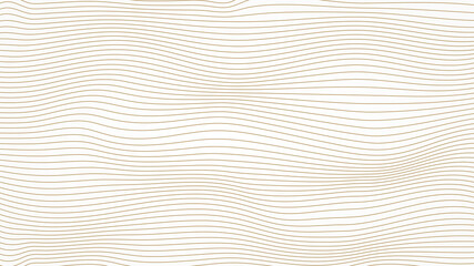 Abstract Background. Gold Dynamic Lines Flow Topographic. Line Waves Contour Geographic Grid Map. Flat Vector Illustration Design Template Element