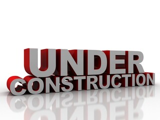 3d rendering building Under construction