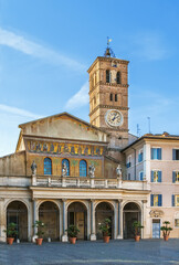 Fototapeta na wymiar Santa Maria in Trastevere, Rome, Italy