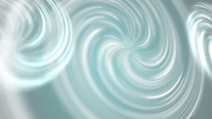 Abstract colorful swirl, waves round on 3d illustration.