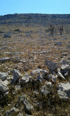 rocks. Chorwacja. Dugi otok. river in the mountains
