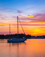 Jupiter Inlet gorgeous sunset in South Florida © Kevin