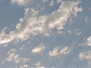 Fototapeta na wymiar Nubes después de una tormenta de verano