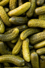 pickled cucumbers, detail