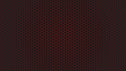 Red hexagon carbon fiber texture wallpaper, Abstract vector backgrounds.