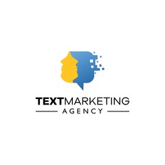 Obraz premium consultation center logo with an attractive and attractive appearance