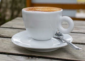 cup of cappuccino