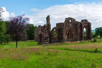 ruins of church in Scotland